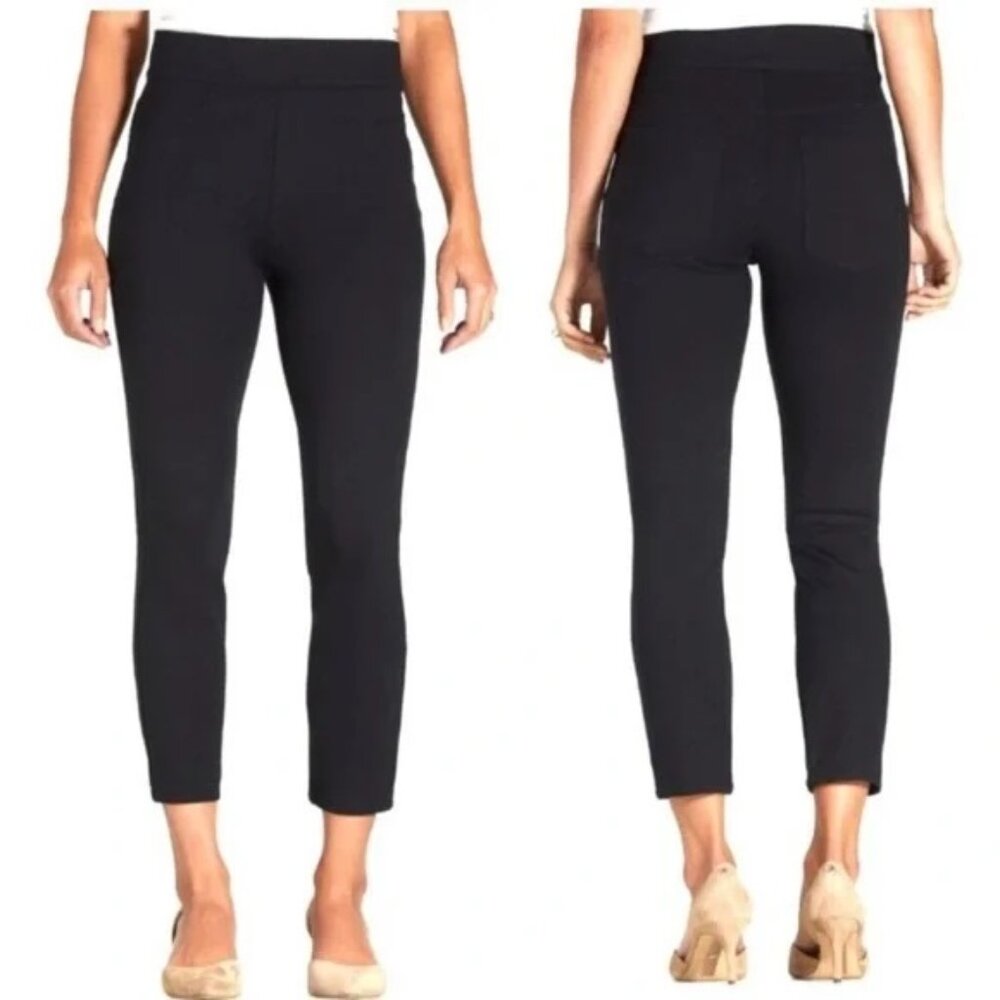 Spanx Crop Ponte Knit Pull On The Perfect  Pants Size XL Dark Navy